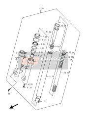 Ammortizzatore forcella anteriore (AN400ZA E02)